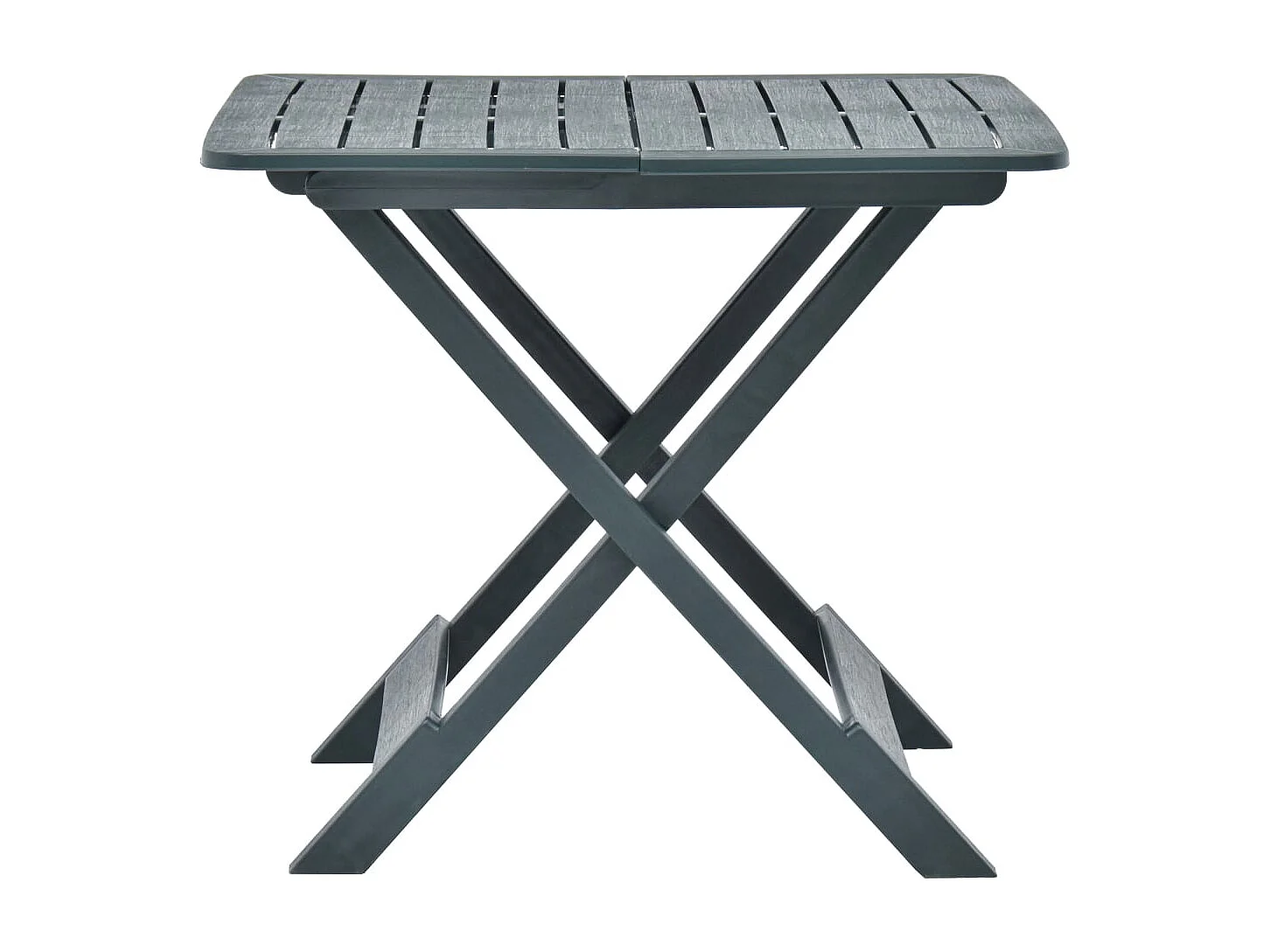 Gartentisch Klappbar Grün 79x72x70 cm Kunststoff