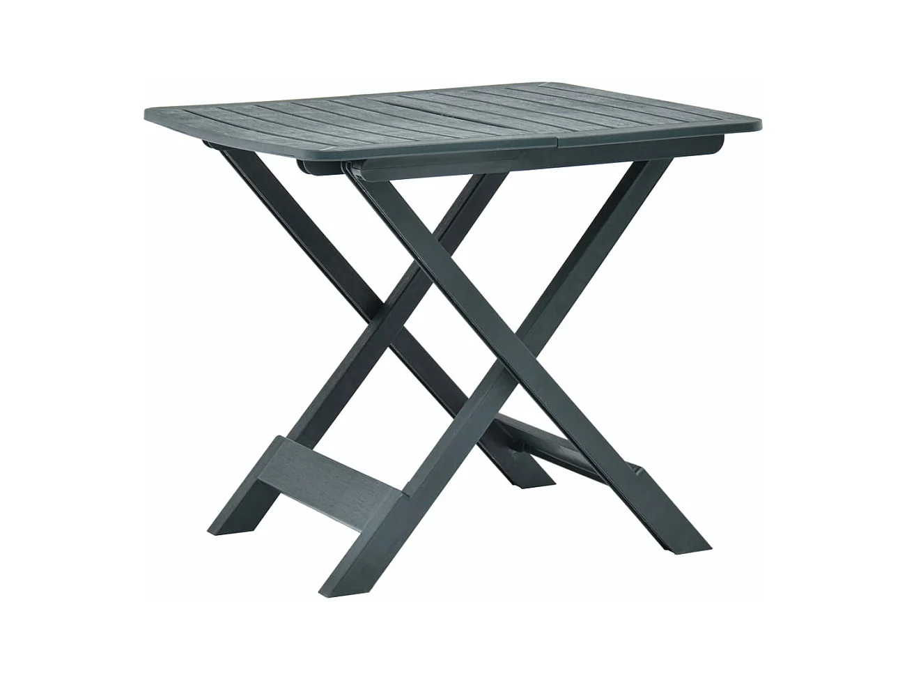 Table pliable de jardin Vert 79x72x70 cm Plastique