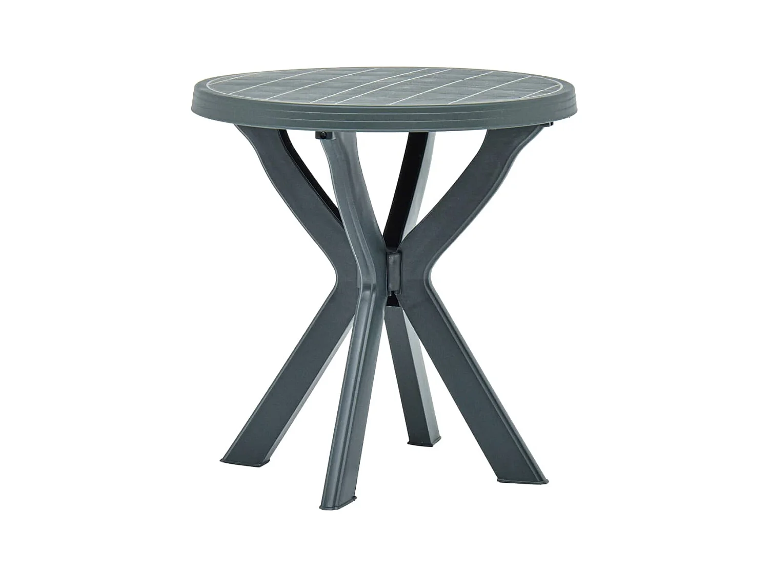 Table de bistro Blanc Ø70 cm Plastique