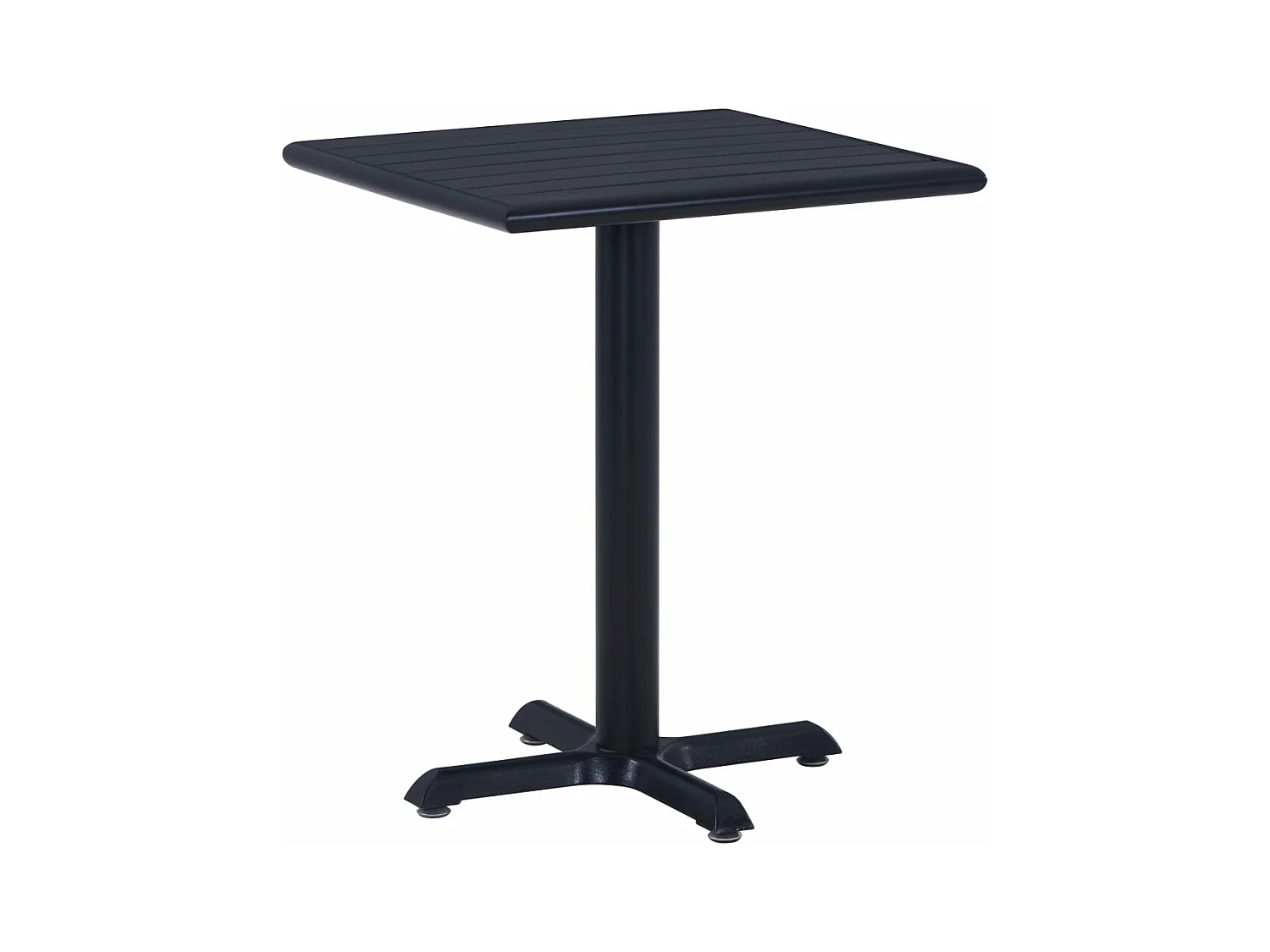 Table de jardin Noir 60x60x75 cm