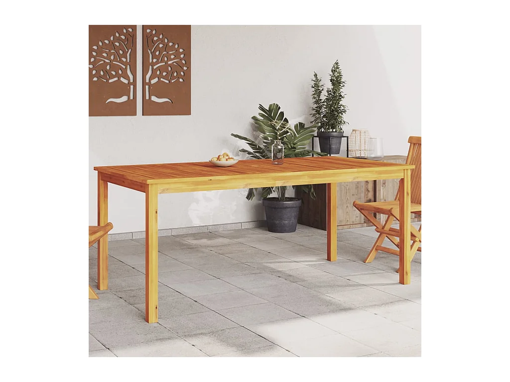 Tuintafel 180x90x75 cm massief acaciahout