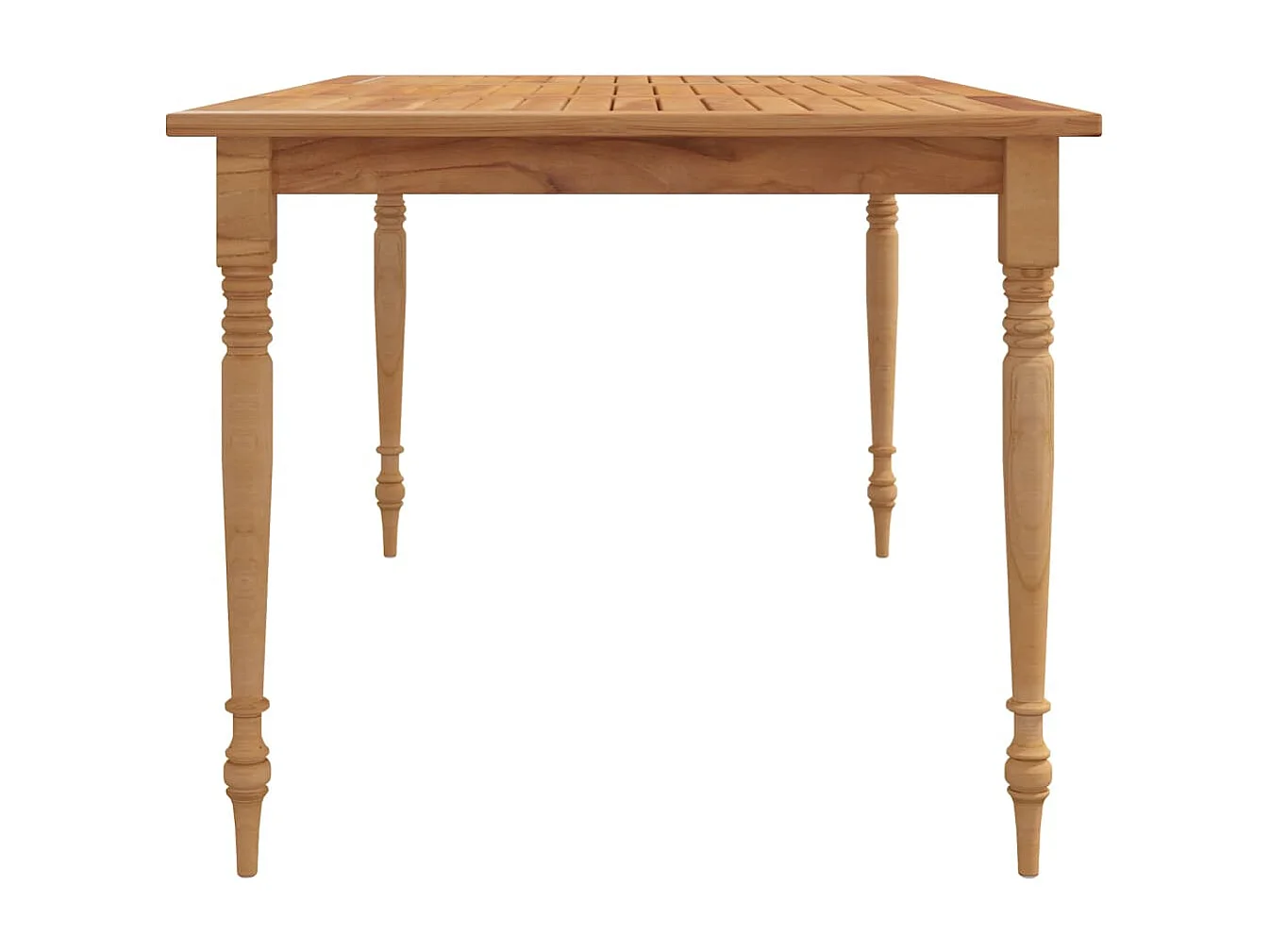 Tavolo Batavia 150x90x75 cm Legno Massello di Teak