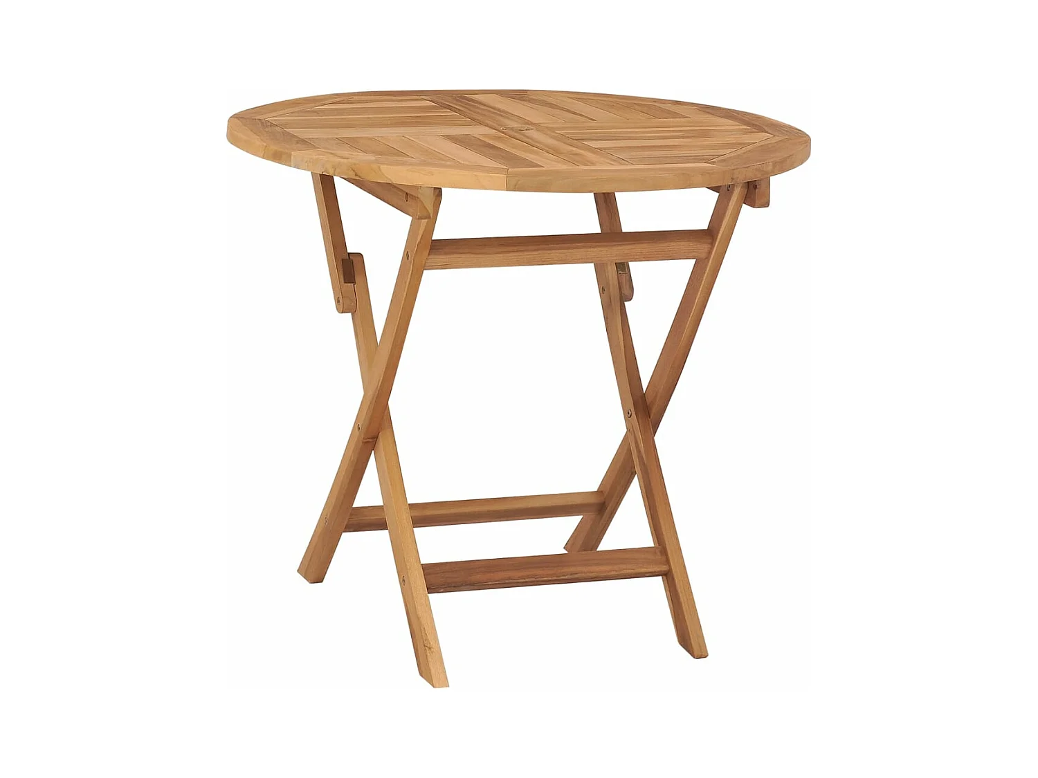 Table pliable de jardin 85x76 cm Bois de teck solide