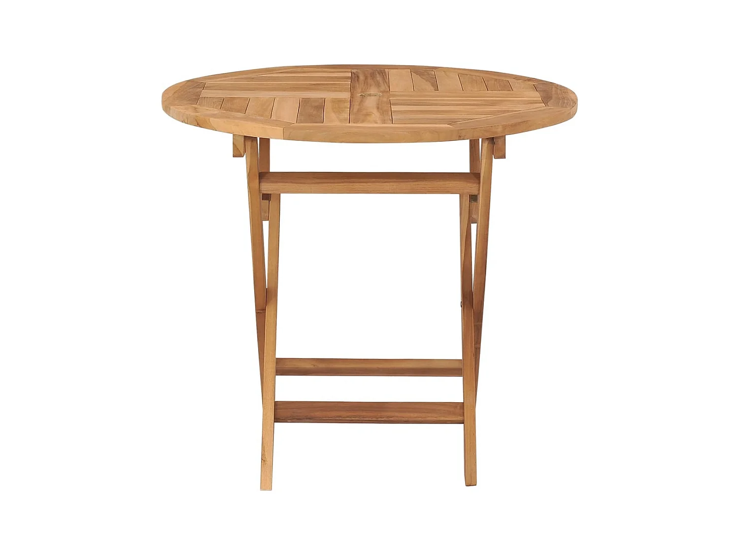 Table pliable de jardin 85x76 cm Bois de teck solide
