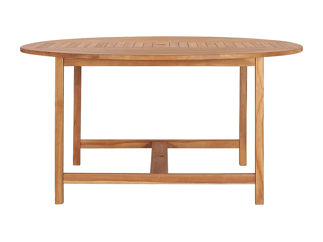 Table de jardin 150x76 cm Bois de teck solide