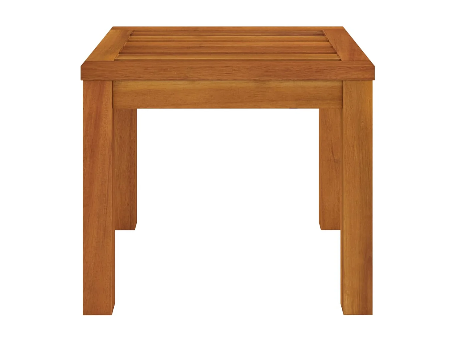 Tabourets de jardin et coussins lot de 2 Acacia solide