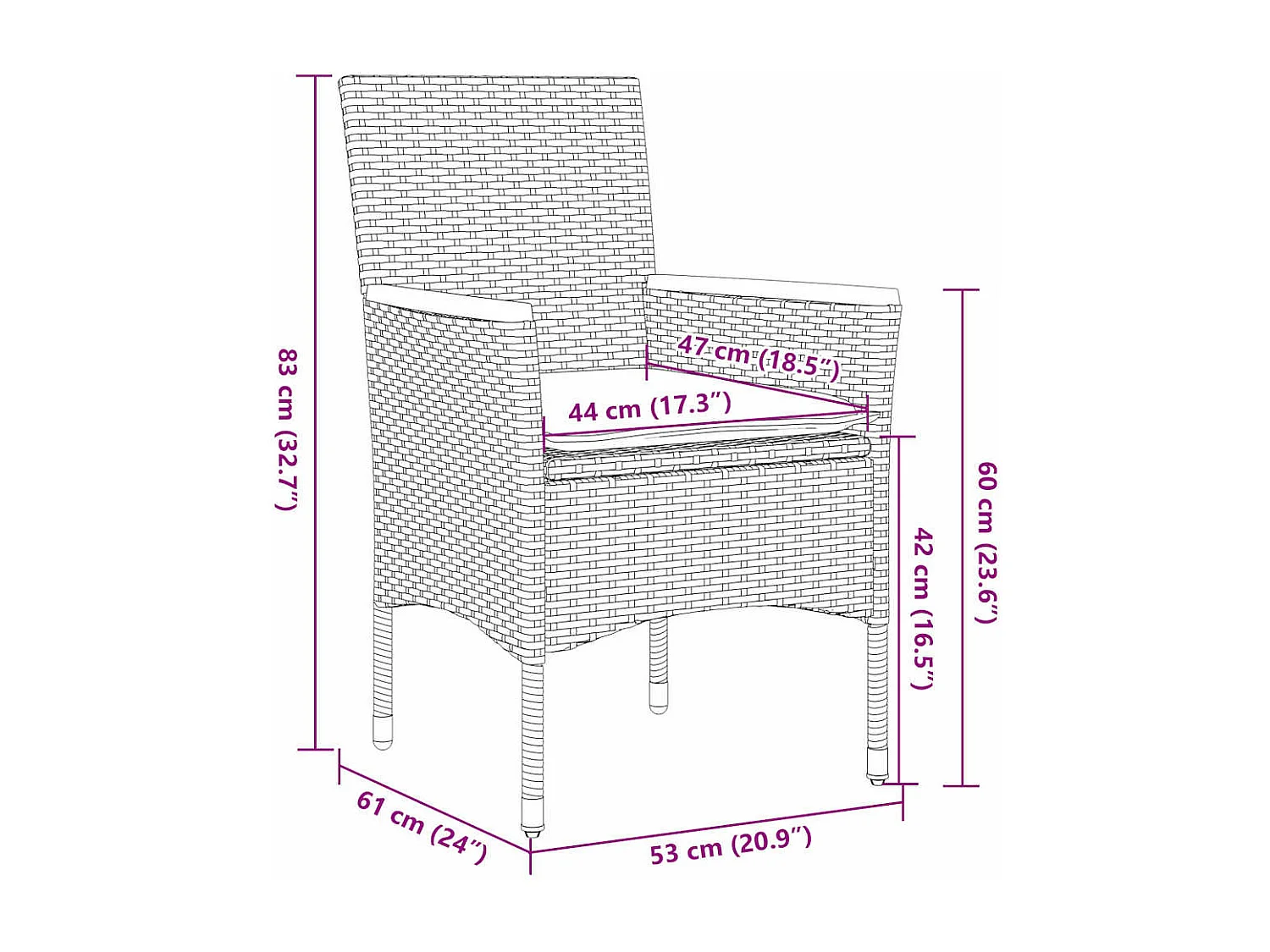 Ensemble à manger de jardin et coussins 5 pcs noir rotin verre