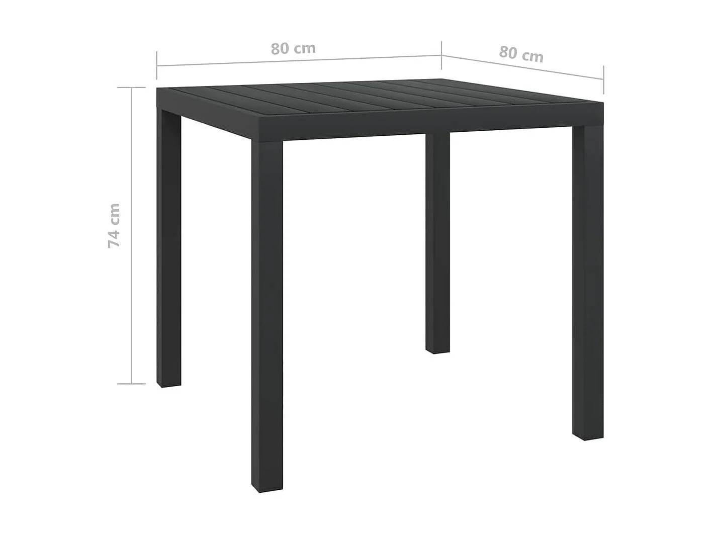 Ensemble à manger de jardin coussins 3pcs Résine tressée Gris