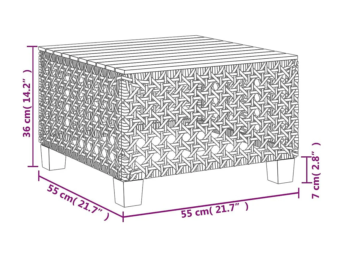 Set Divano da Giardino 6 pz con Cuscini Grigio in Polyrattan