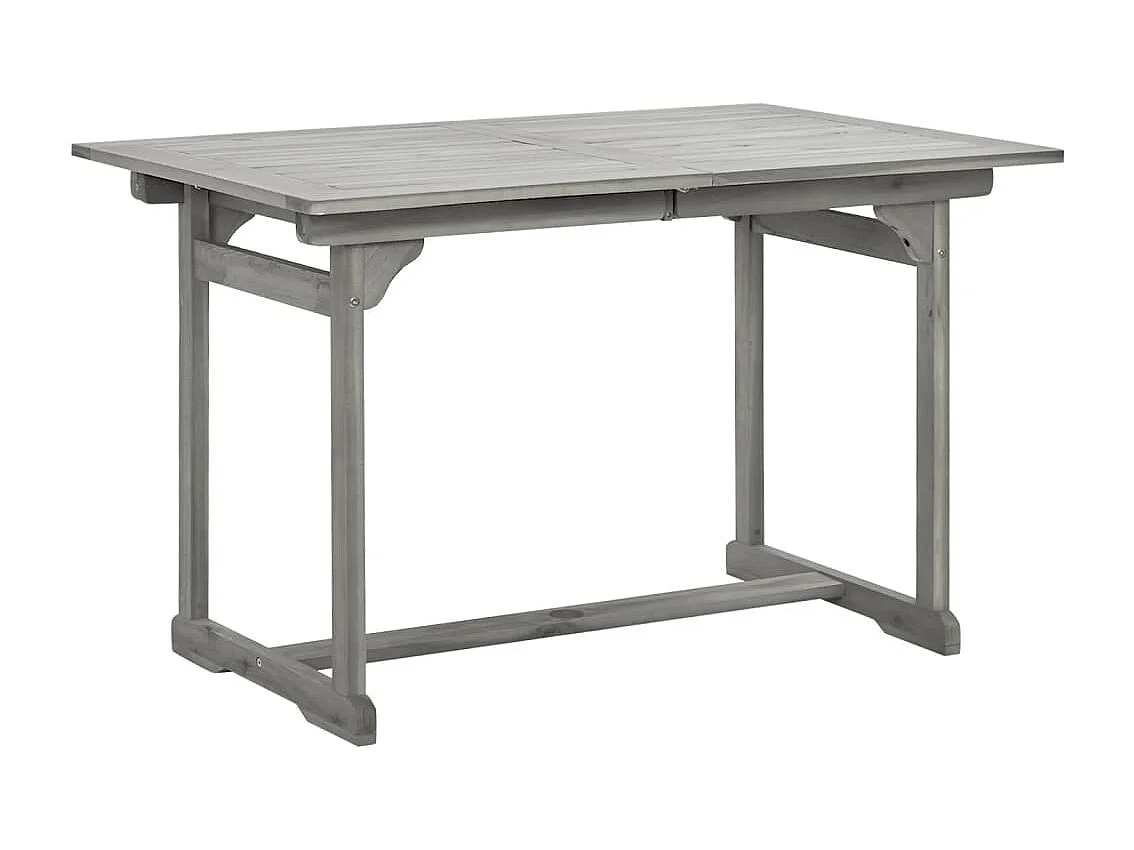 Set da Pranzo per Giardino 5 pz in Legno Massello di Acacia