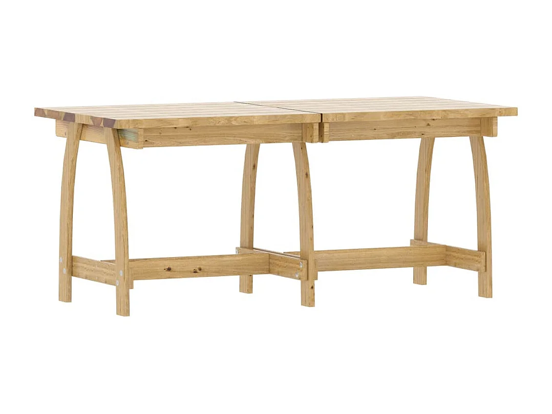 Ensemble à manger de jardin 5 pcs Bois de pin imprégné