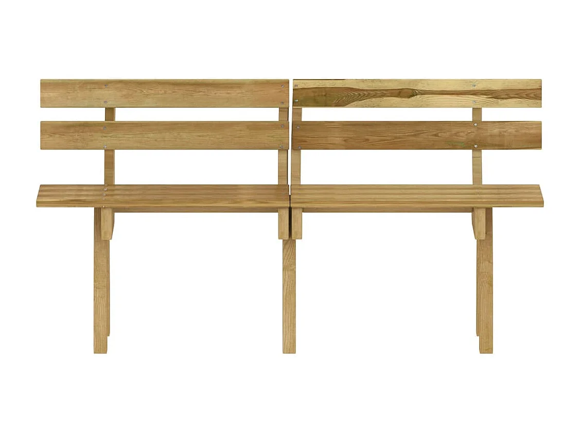 Ensemble à manger de jardin 5 pcs Bois de pin imprégné