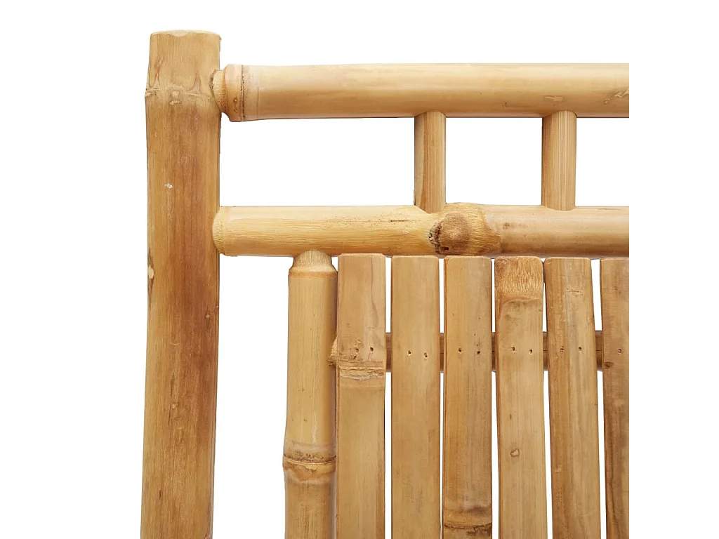 5 pcs conjunto de jantar para jardim bambu