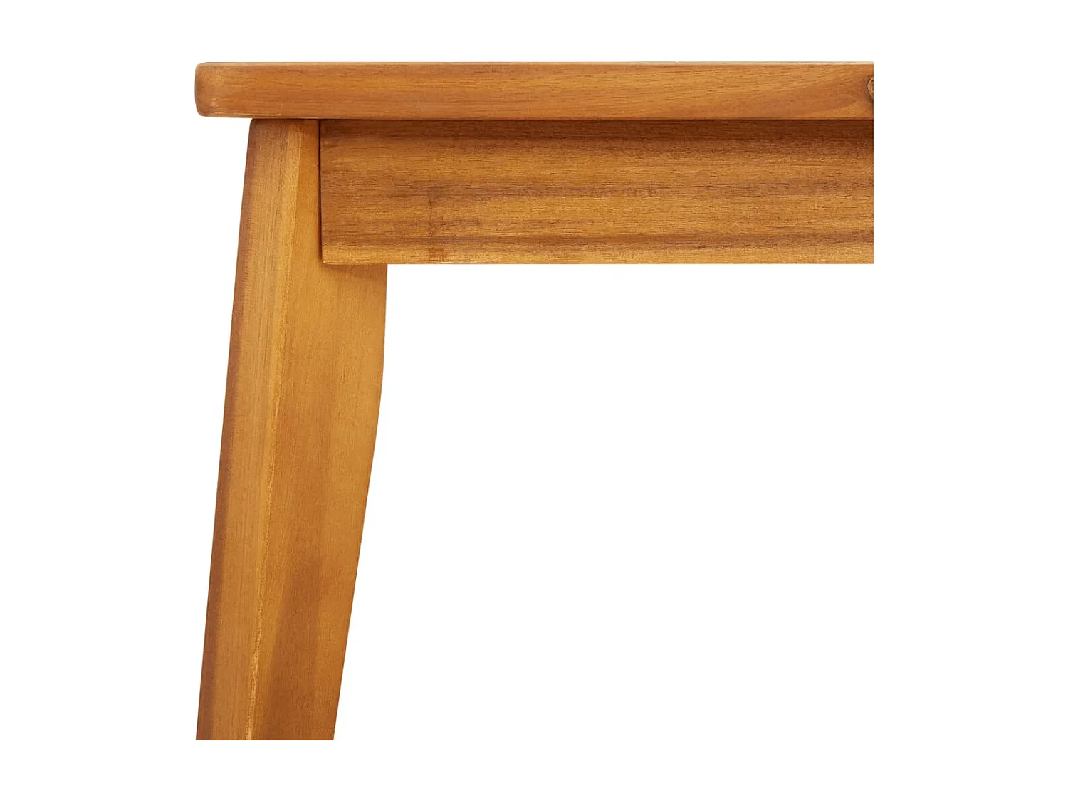 Salon de jardin 4 pcs avec coussins Bois d'acacia solide