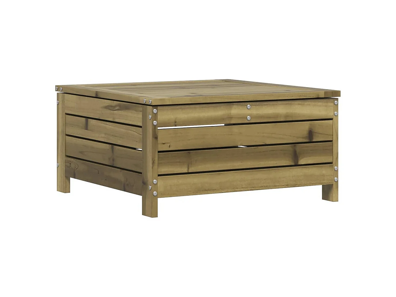 Salon de jardin 10 pcs bois de pin imprégné