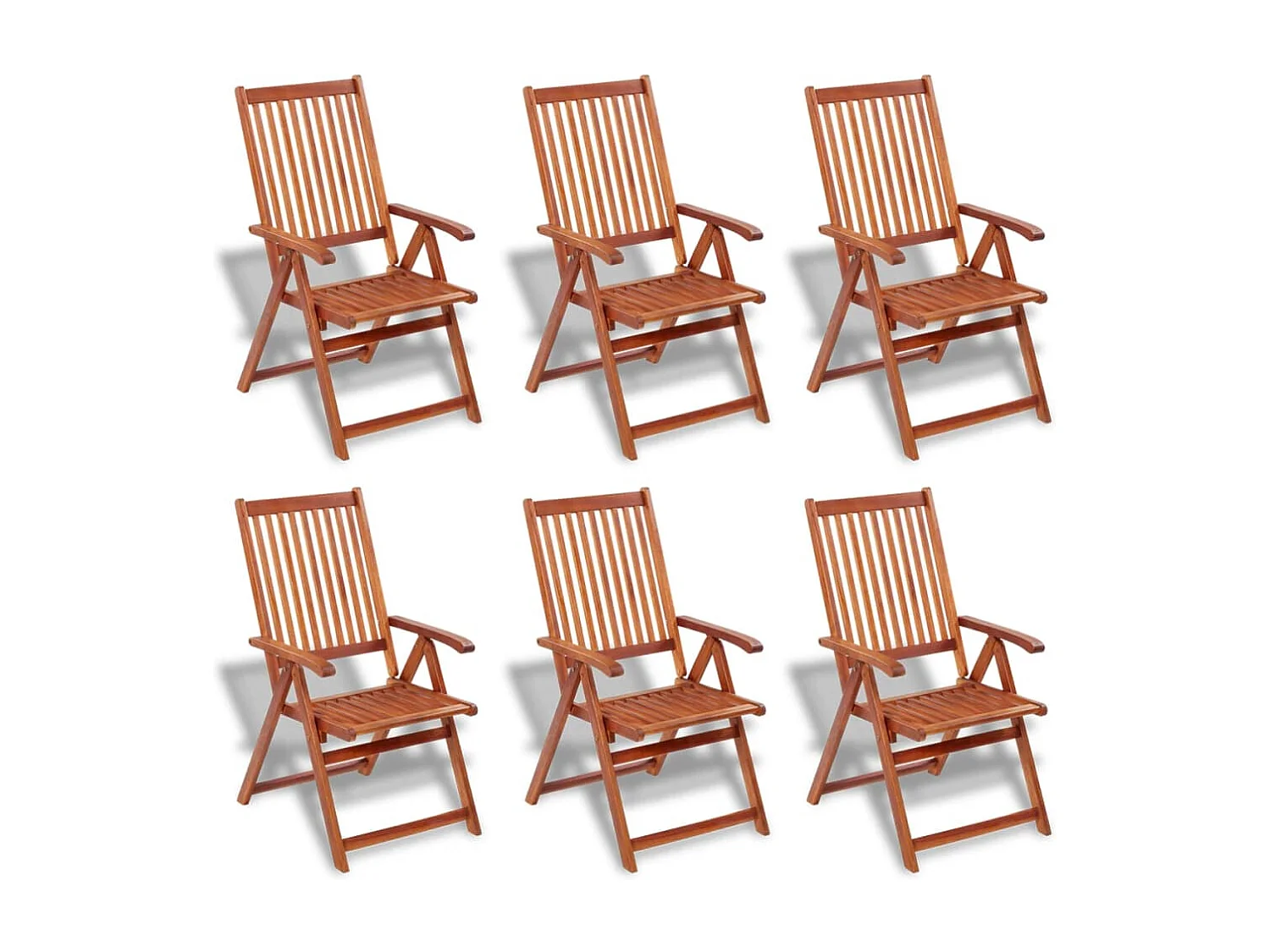 Ensemble à manger d'extérieur 7 pcs Bois d'acacia solide