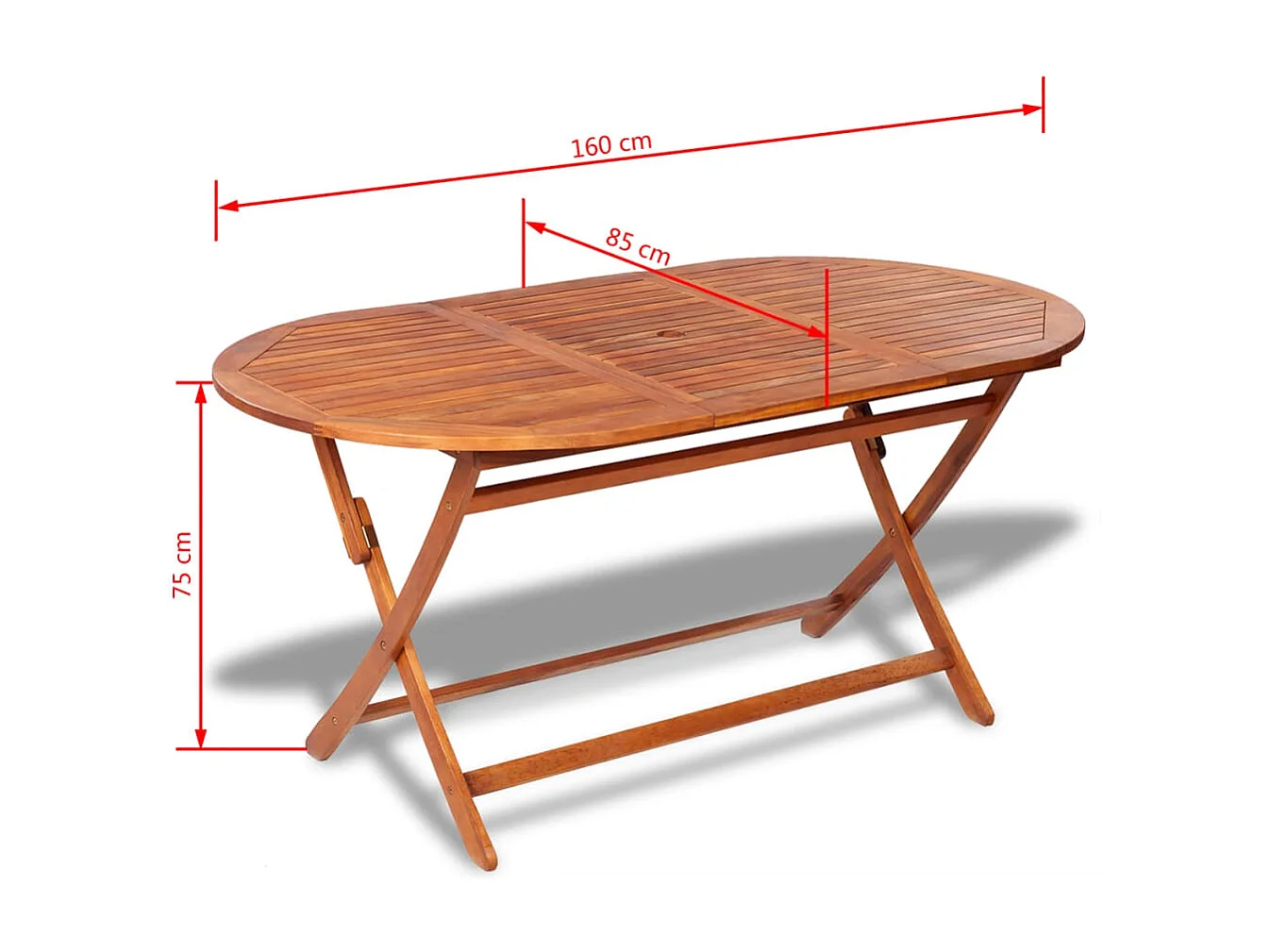 Ensemble à manger d'extérieur 7 pcs Bois d'acacia solide