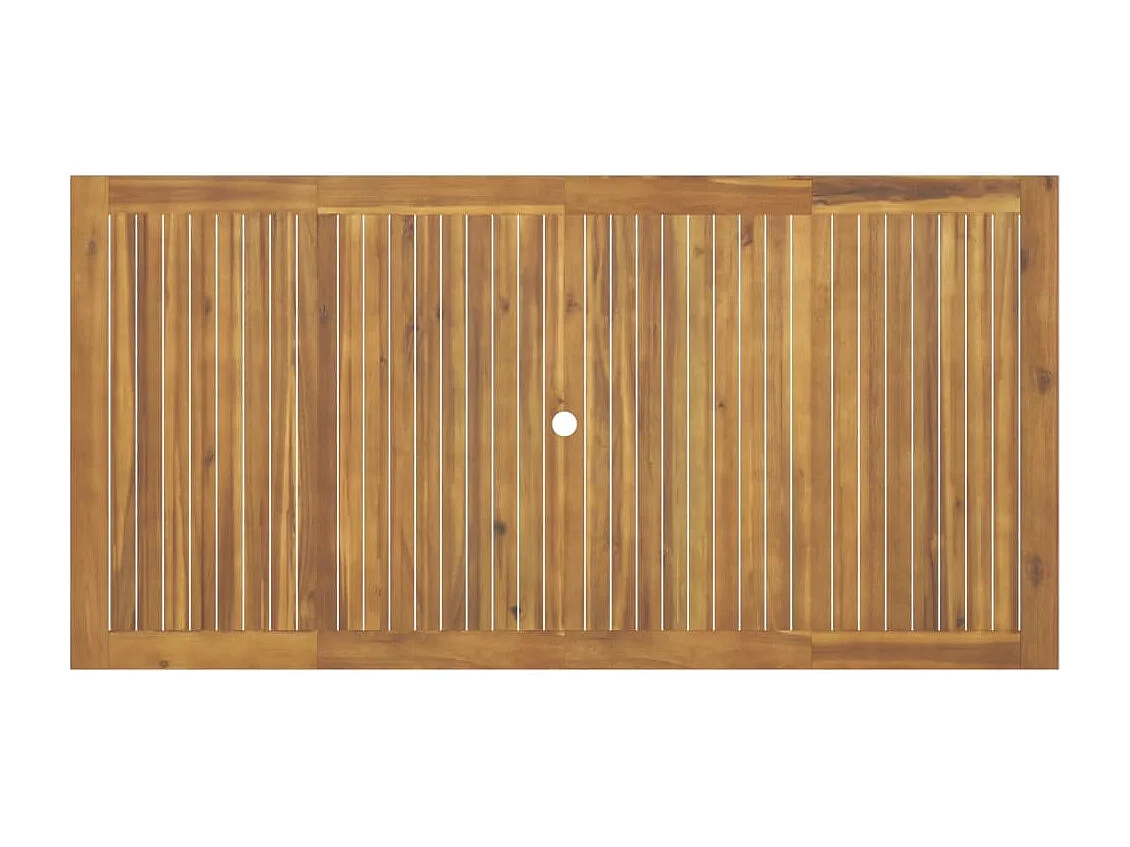 Ensemble à manger de jardin 7 pcs Bois d'acacia solide