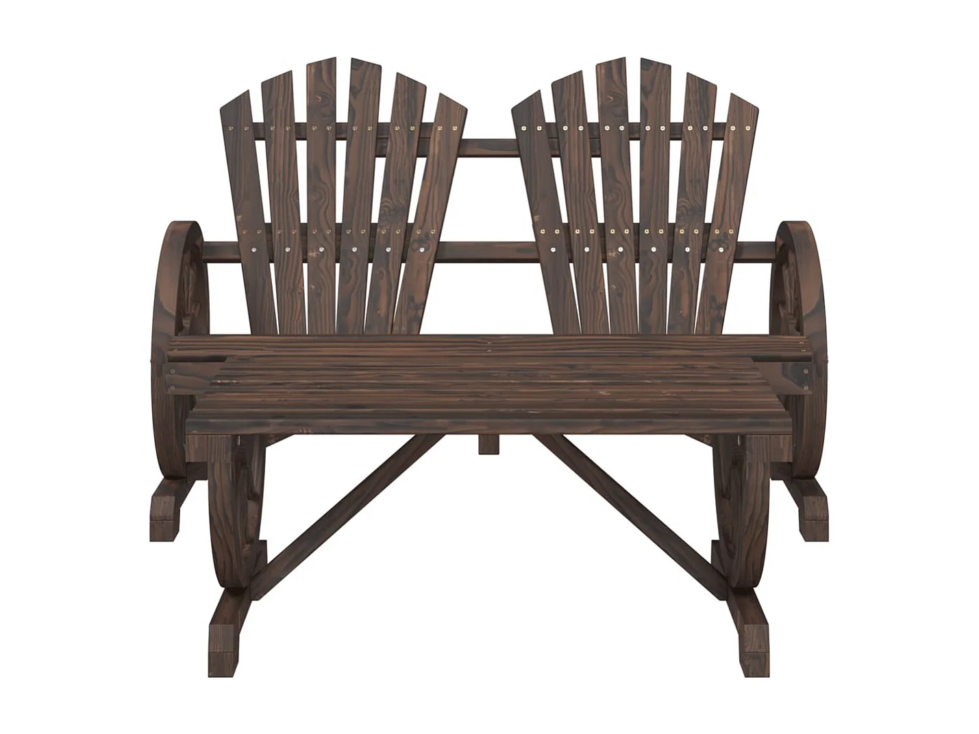 Salon de jardin 4 pcs bois de sapin massif