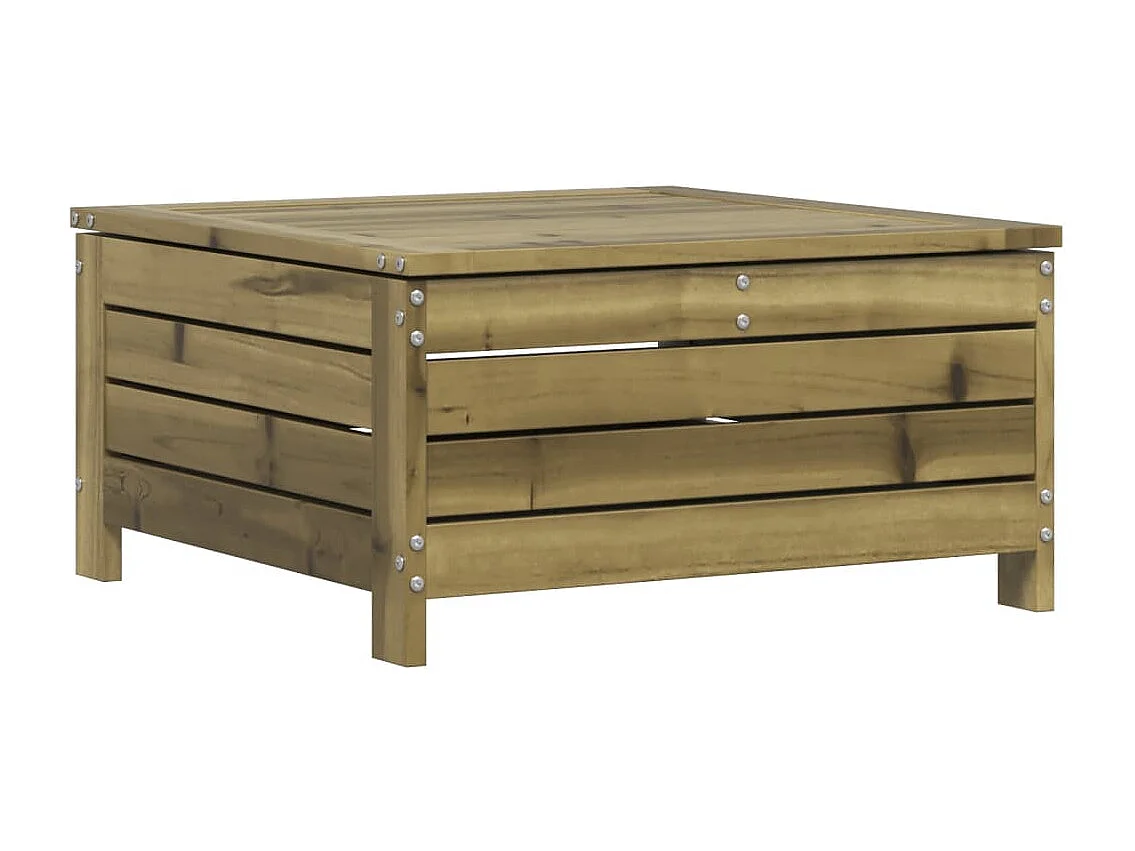 Salon de jardin 6 pcs bois de pin imprégné