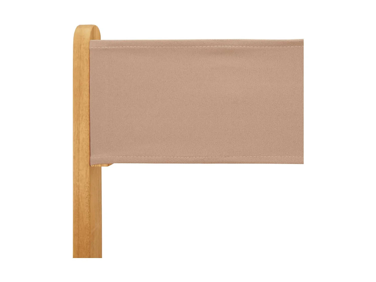 Ensemble de bistro 3 pcs taupe tissu et bois massif