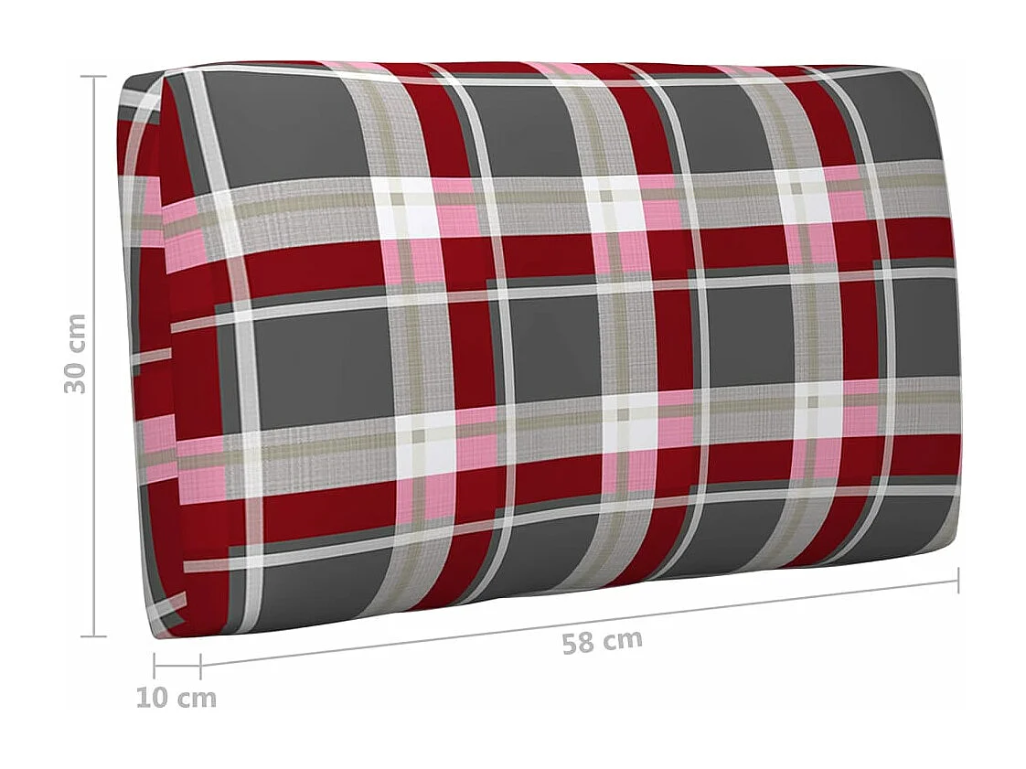 Salon de jardin palette 6pcs avec coussins Bois de pin imprégné