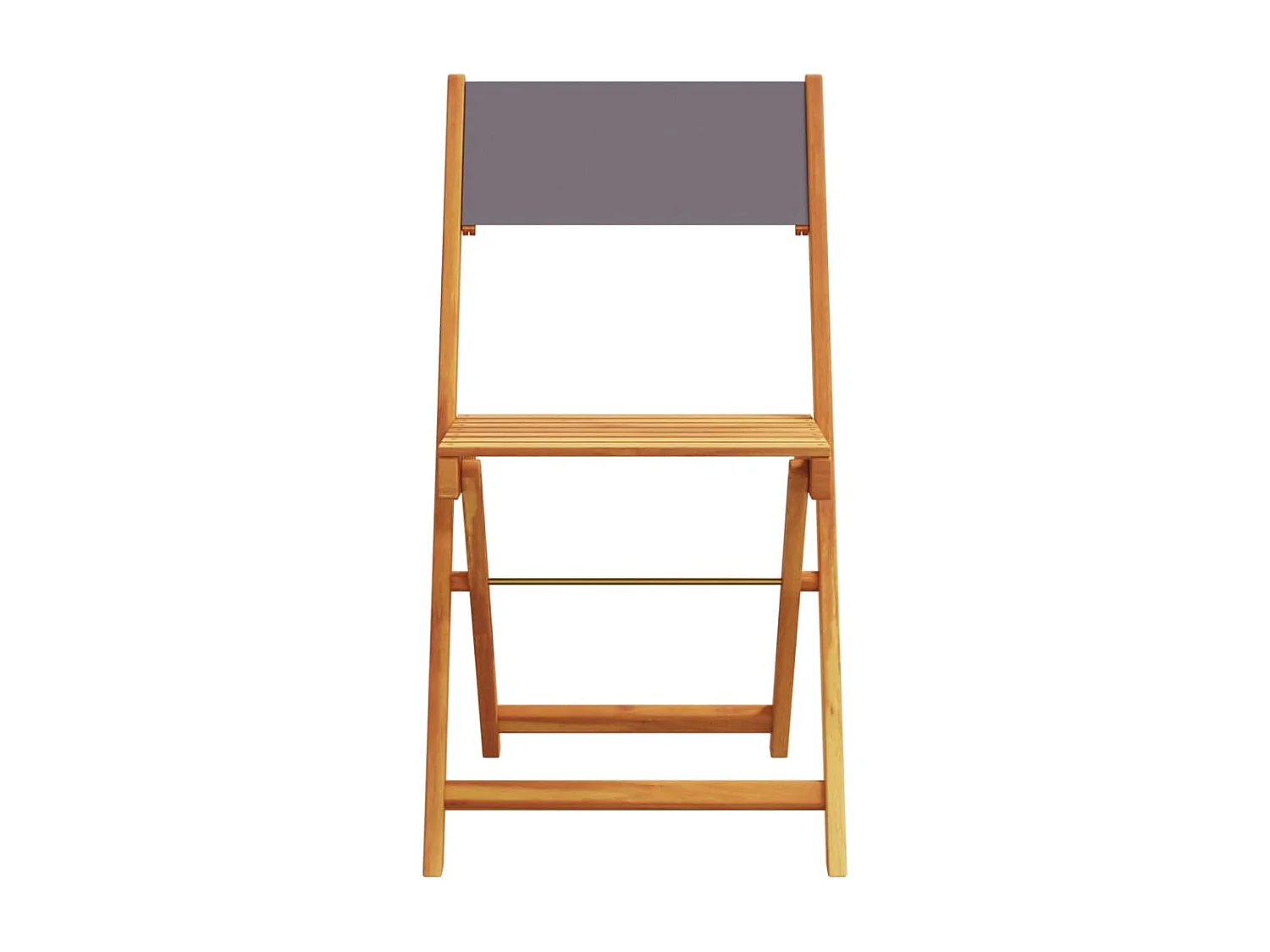 Juego de bistro de 3 piezas tela y madera maciza antracita