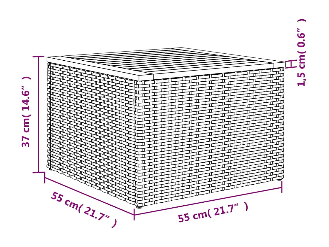 Salon de jardin avec coussins 8 pcs beige résine tressée