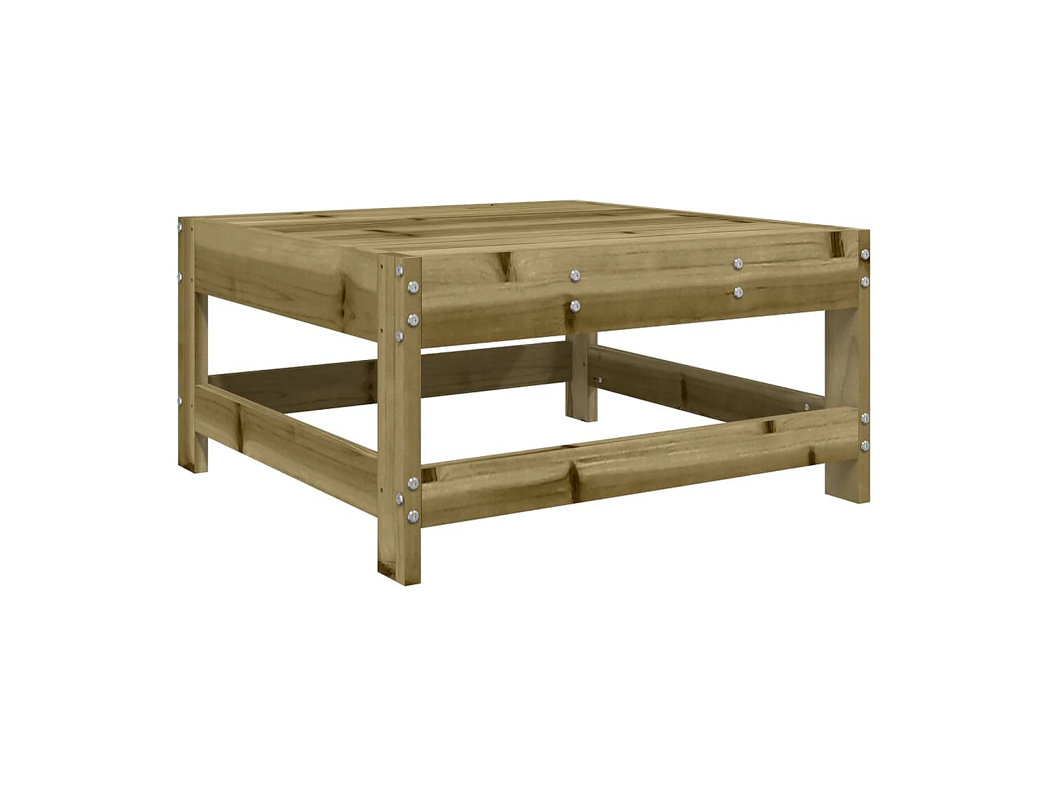 Salon de jardin 7 pcs bois de pin imprégné