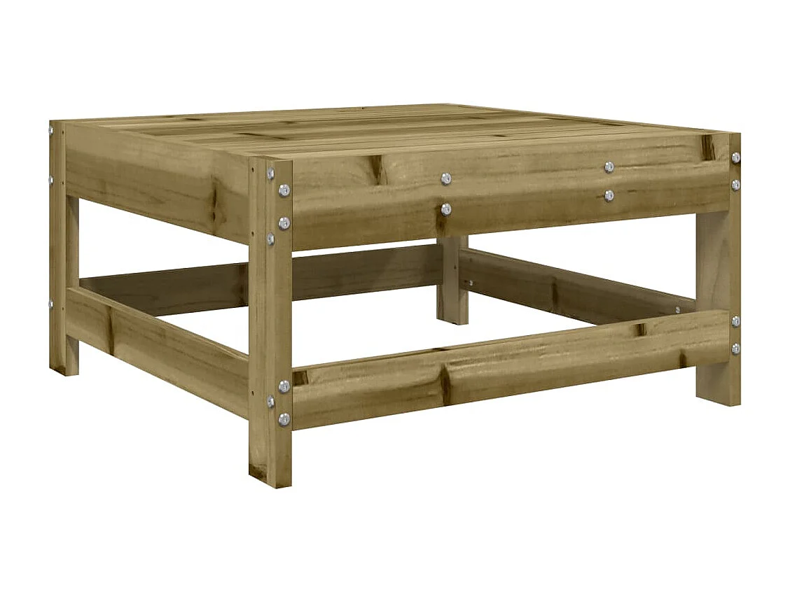 Salon de jardin 7 pcs bois de pin imprégné