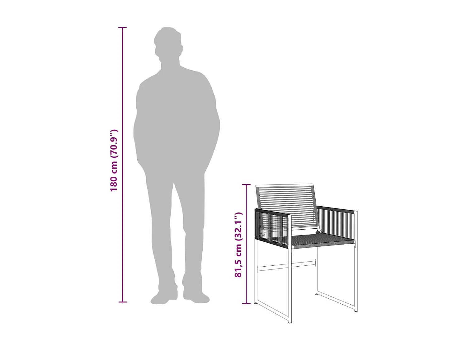 Set de comedor de jardín 13 pzas ratán sintético negro