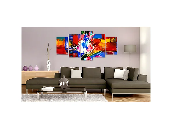 Tableau Power of Colours 200x100 cm