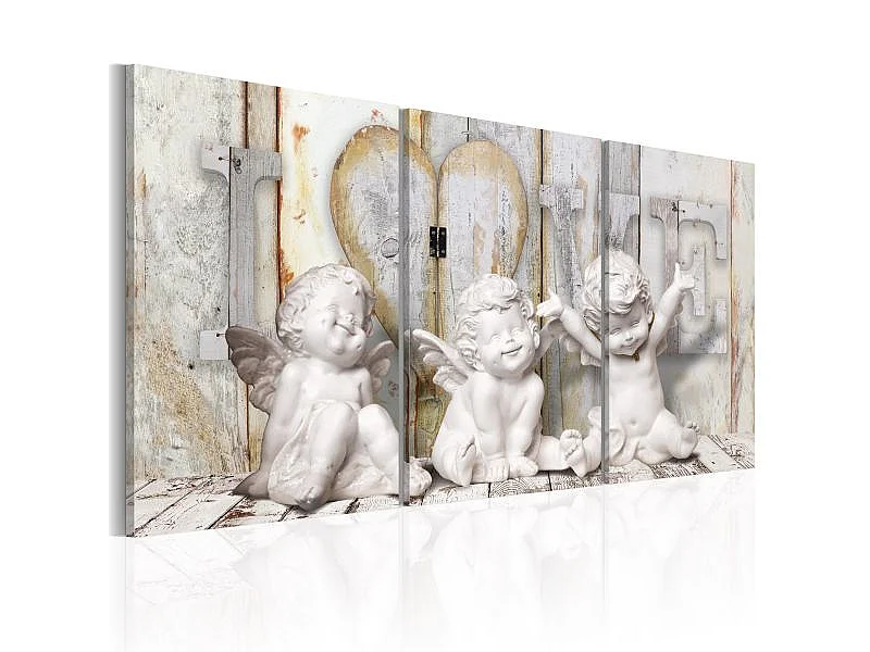 Tableau Vintage Angelic Happiness 60x30 cm
