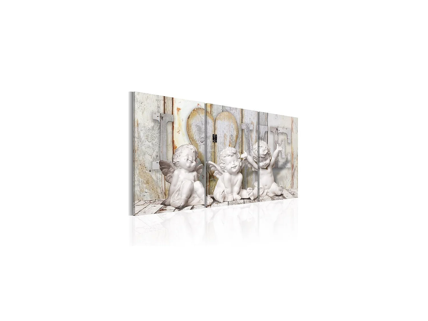Tableau Vintage Angelic Happiness 60x30 cm