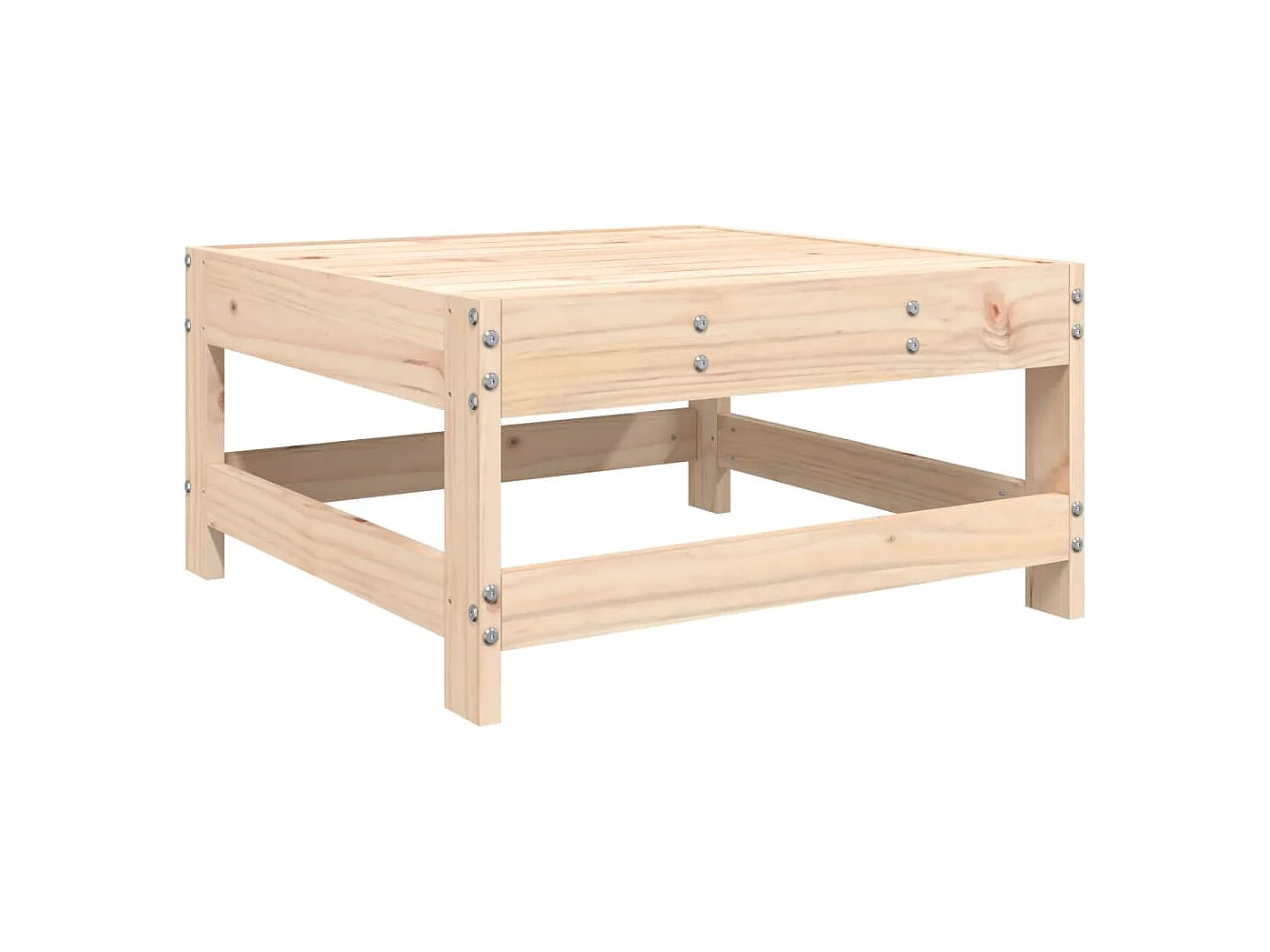 Salon de jardin 7 pcs Bois de pin massif