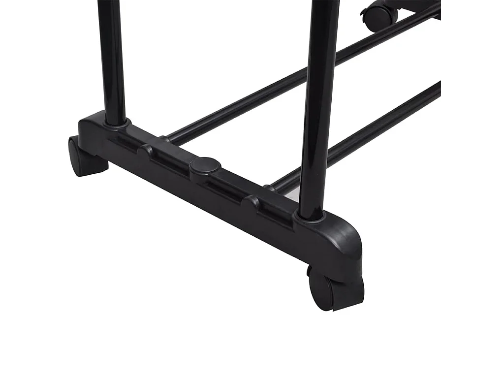 Porte-manteaux réglables 2 pcs 2 rails d'accrochage