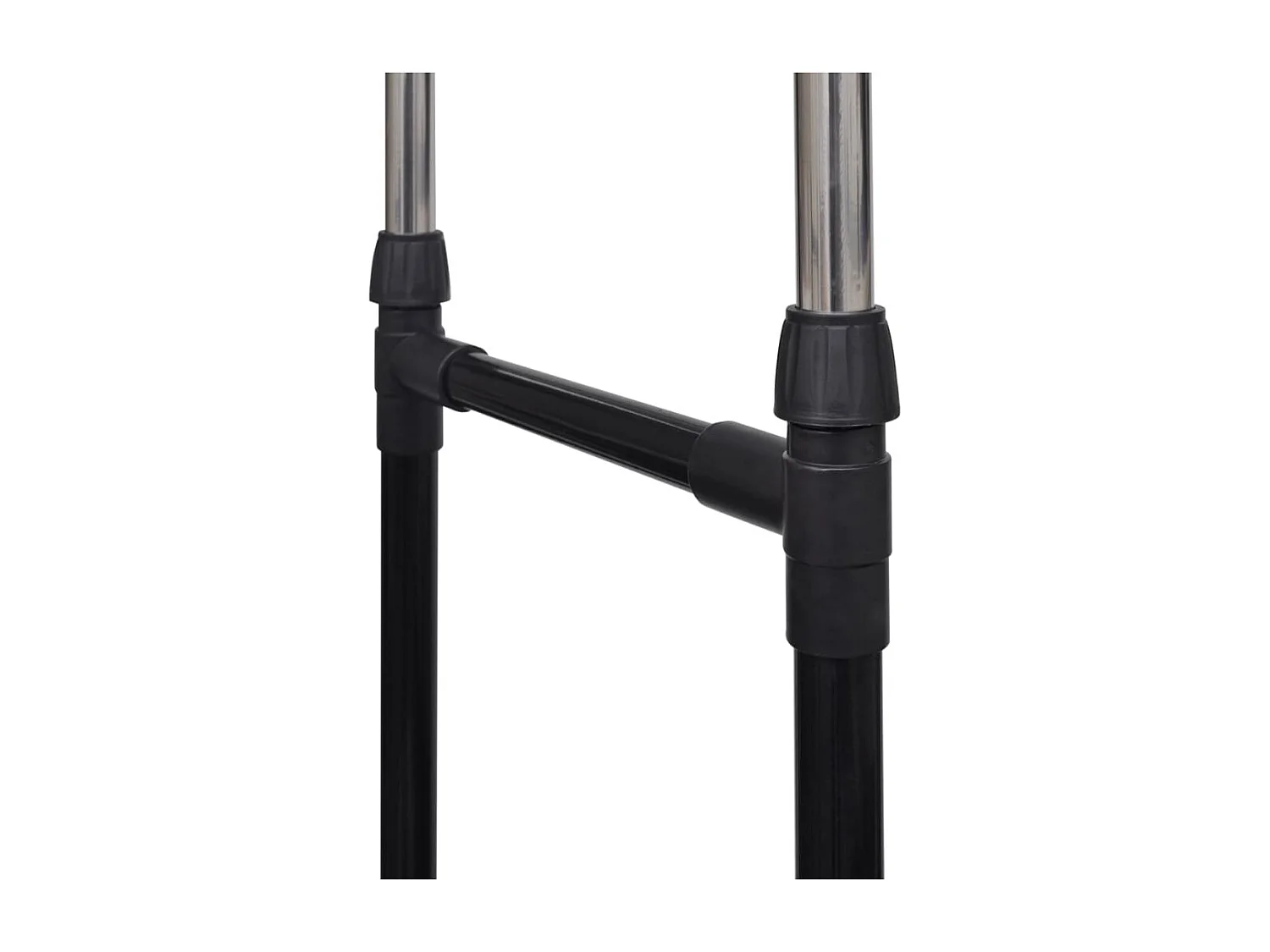 Porte-manteaux réglables 2 pcs 2 rails d'accrochage