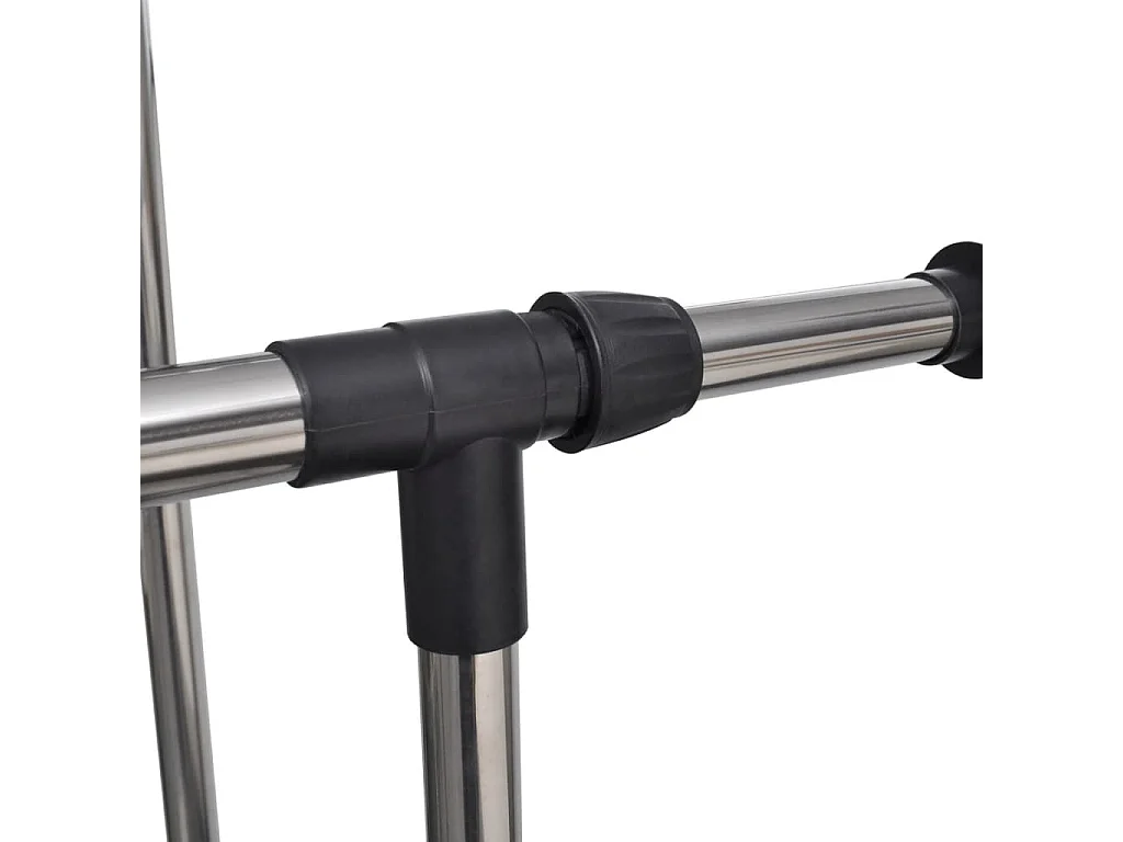 Porte-manteaux réglables 2 pcs 2 rails d'accrochage