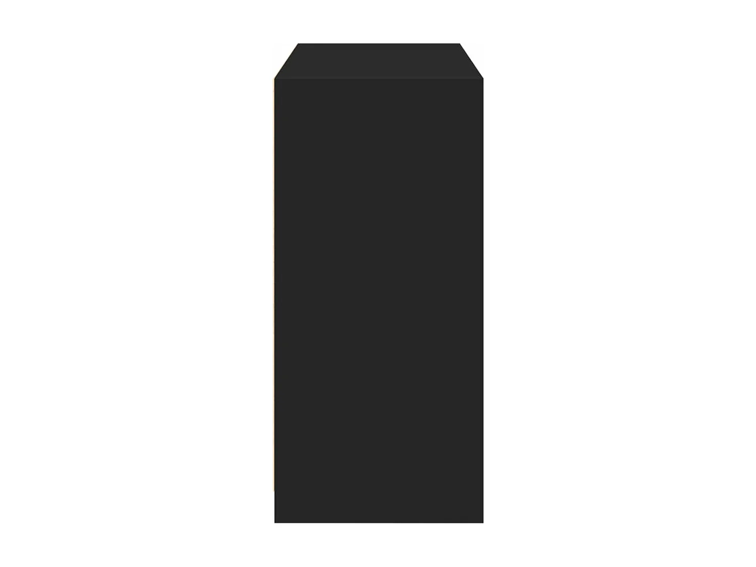 Garde-robe noir 77x48x102 cm bois d'ingénierie