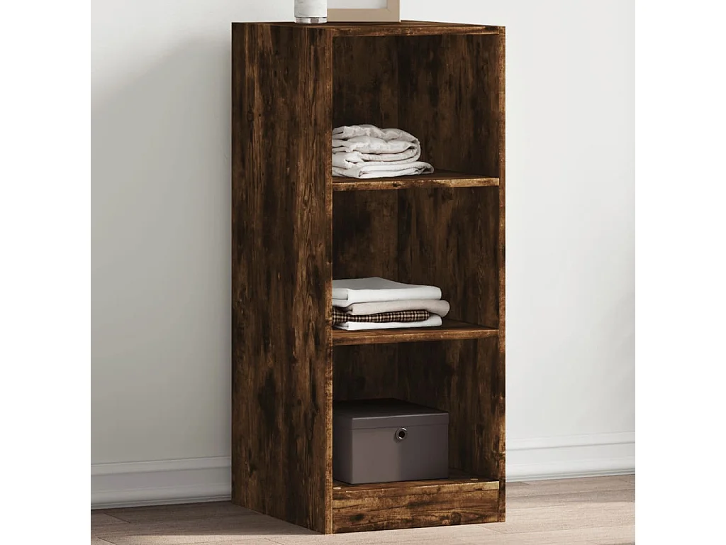 Gerookt eiken kledingkast 48x41x102 cm samengesteld hout