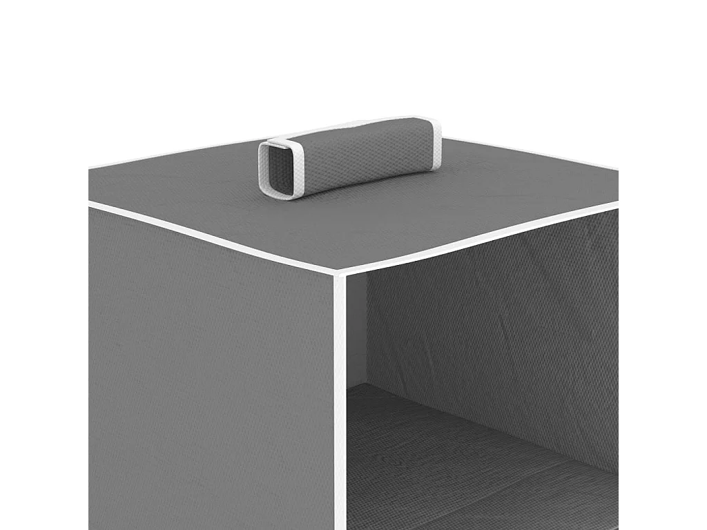 Étagères suspendues de rangement 2 pcs 4 niveaux Tissu