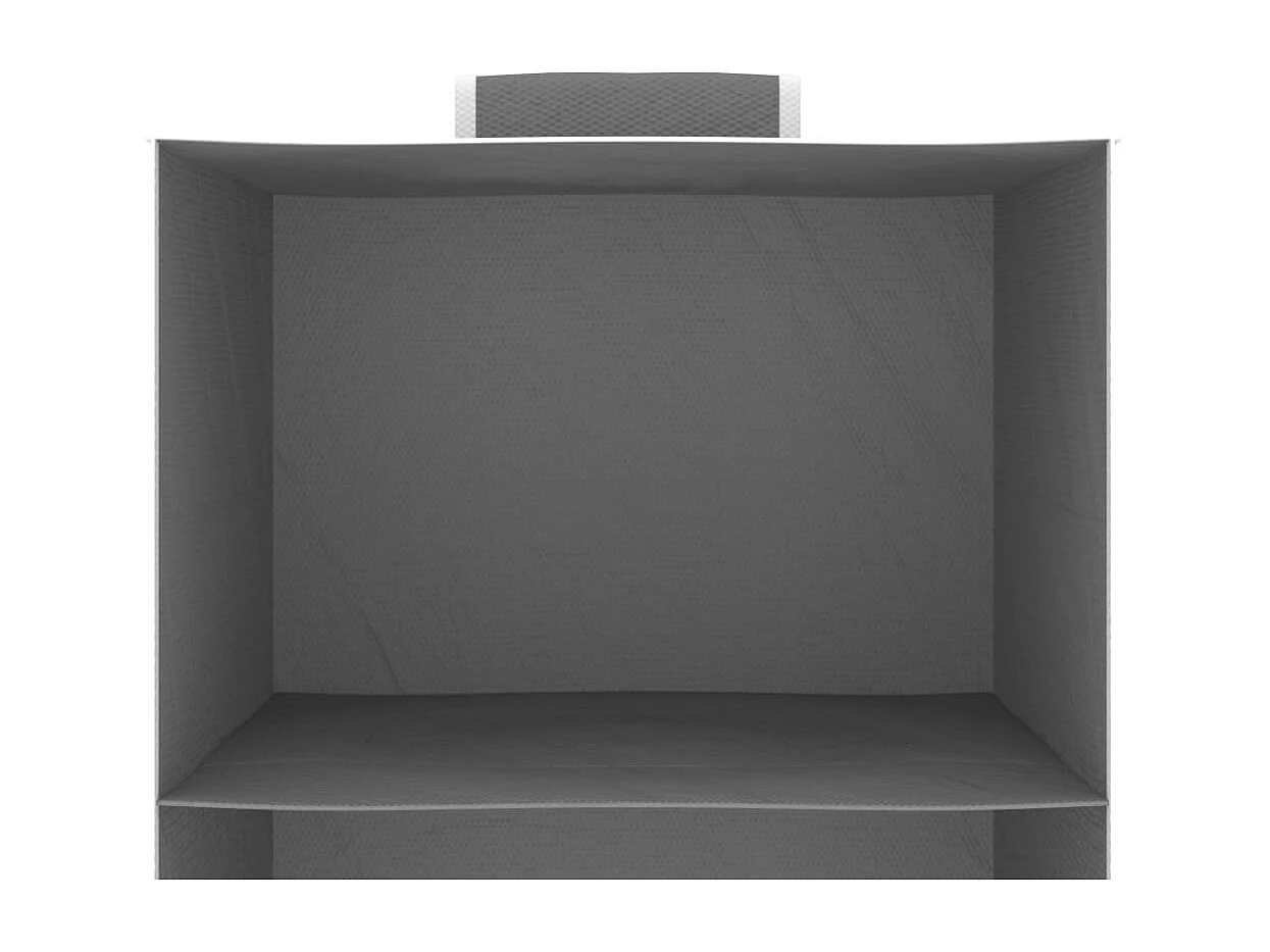 Étagères suspendues de rangement 2 pcs 4 niveaux Tissu