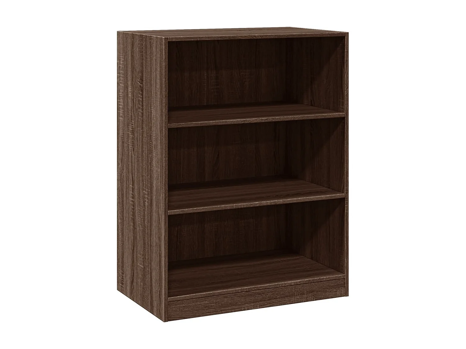 Bruin eiken kledingkast 77x48x102 cm samengesteld hout