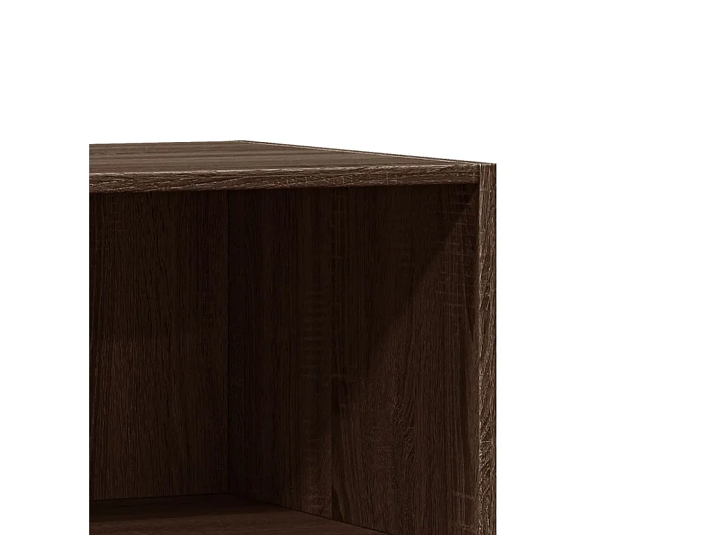 Bruin eiken kledingkast 77x48x102 cm samengesteld hout