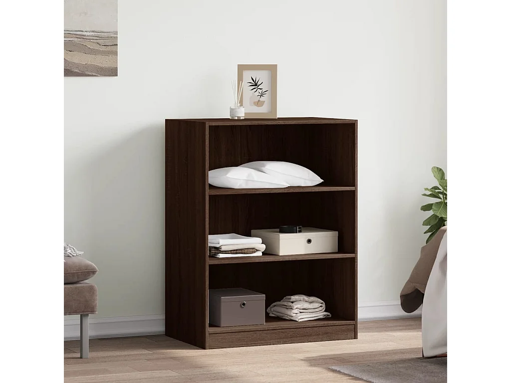 Garde-robe chêne marron 77x48x102 cm bois d'ingénierie