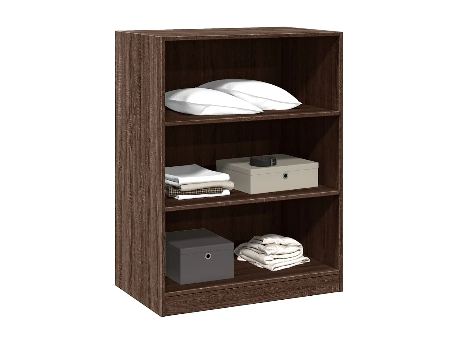 Garde-robe chêne marron 77x48x102 cm bois d'ingénierie