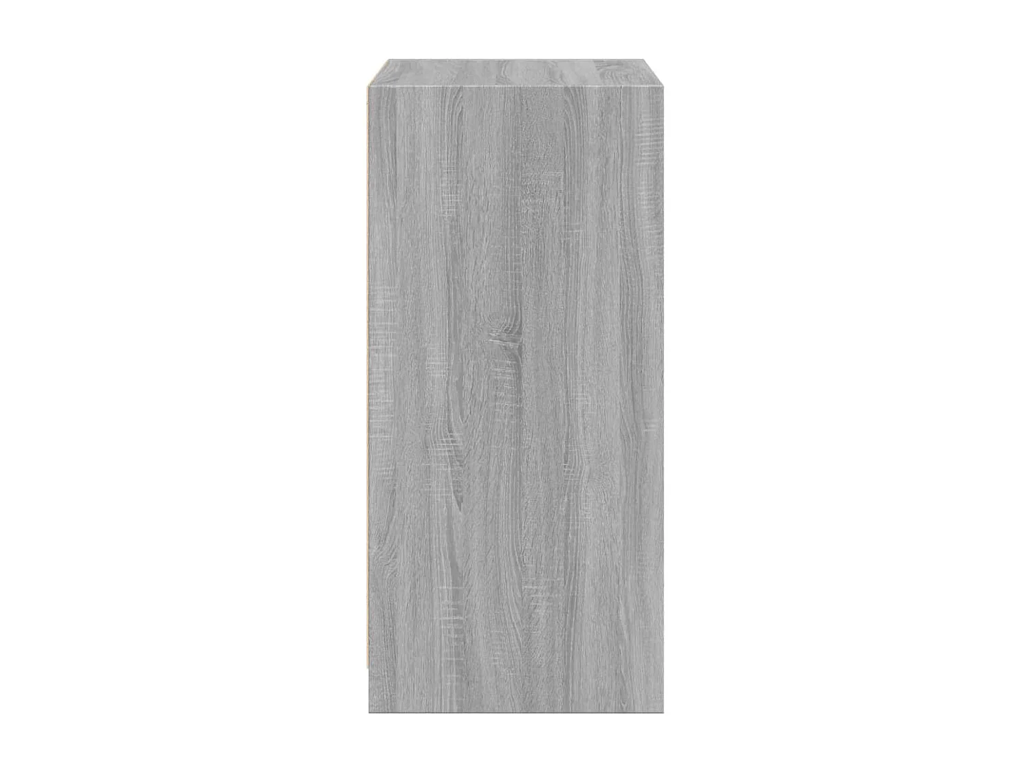 Armário cinza Sonoma 48x41x102 cm madeira trabalhada