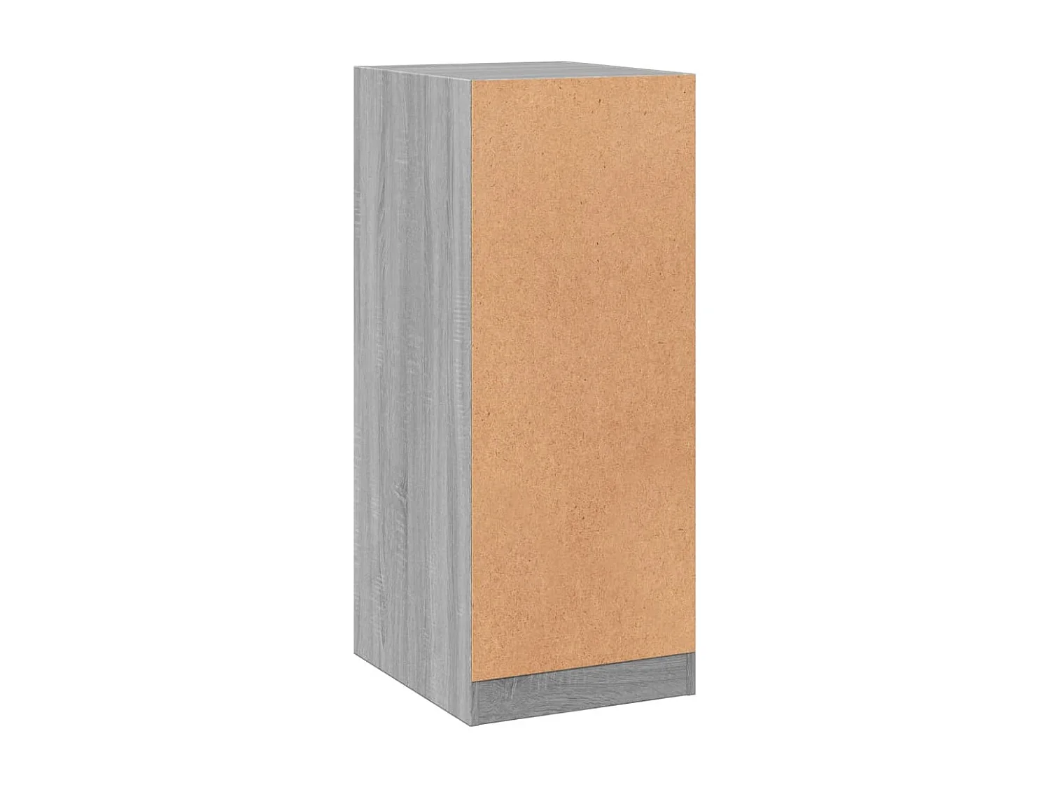 Armário cinza Sonoma 48x41x102 cm madeira trabalhada