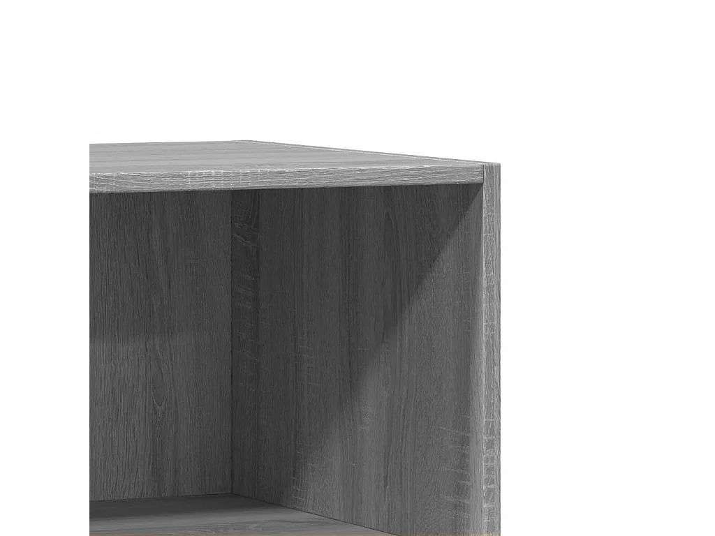 Armário cinza Sonoma 48x41x102 cm madeira trabalhada