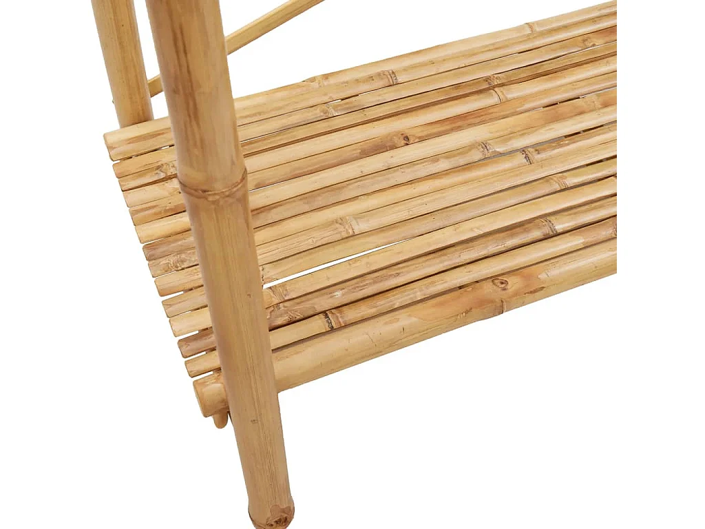 Kleiderständer mit Ablage 102x50x190 cm Bambus